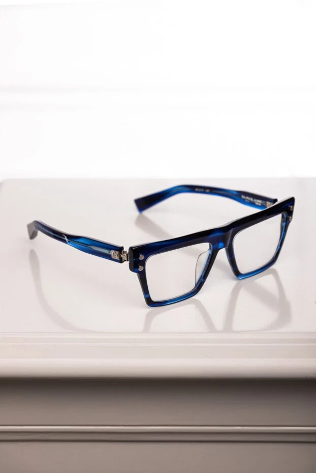 Солнцезащитные очки женские квадратные синие - фото 2