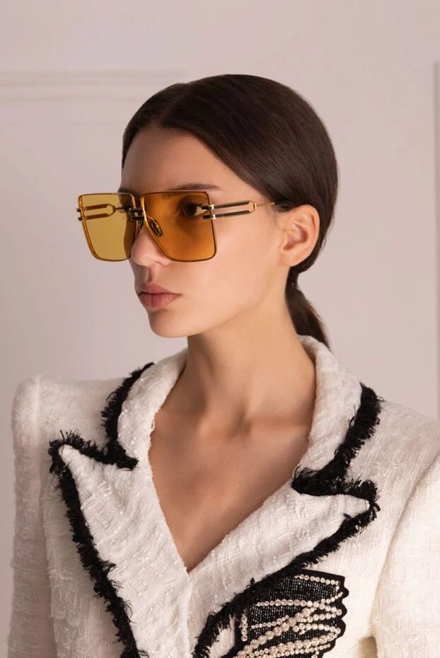 Balmain woman yellow metal glasses for women купить с ценами и фото 168303 - photo 2