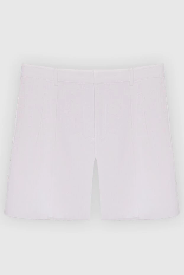 Loro Piana woman white linen shorts for women купить с ценами и фото 168322 - photo 1