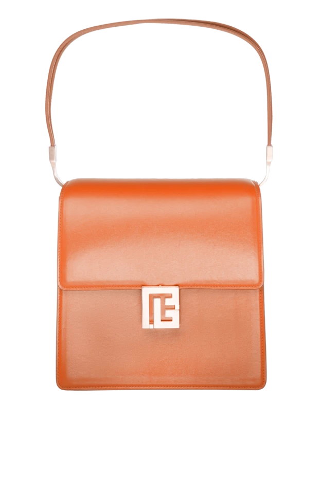 Balmain woman orange leather bag for women купить с ценами и фото 168346 - photo 1