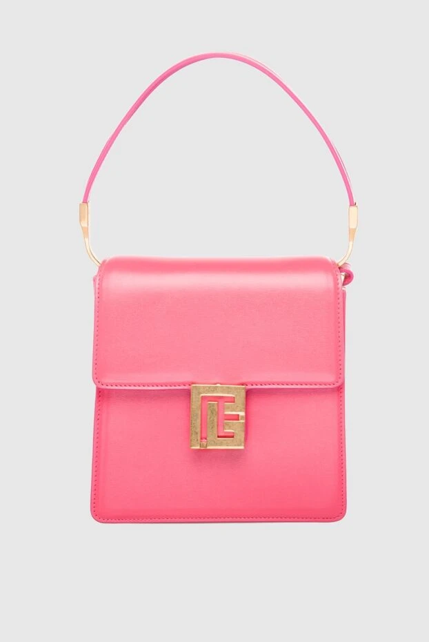 Balmain woman pink leather bag for women купить с ценами и фото 168347 - photo 1