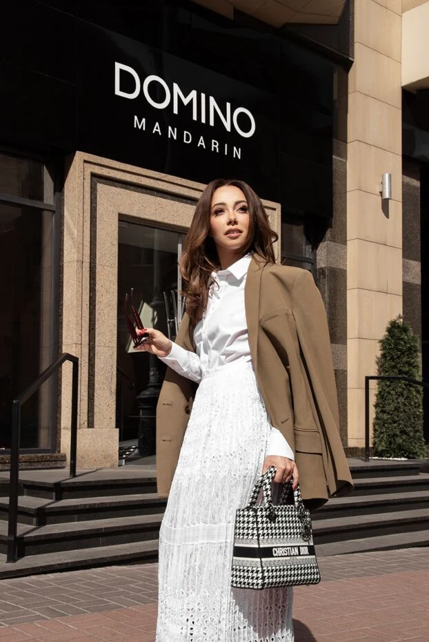 Вискозды қоңыр әйелдер курткасы - фото 2