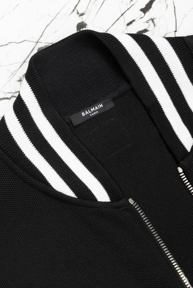 Куртка из вискозы черная мужская - фото 2