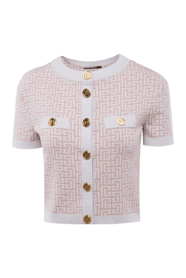 Balmain woman pink blouse for women купить с ценами и фото 168362 - photo 1