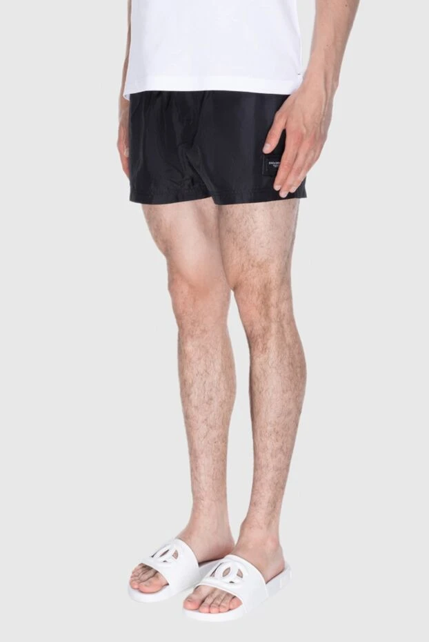 Dolce & Gabbana шорты мужские для купания черные с лаконичным дизайном
 168391 - фото 3