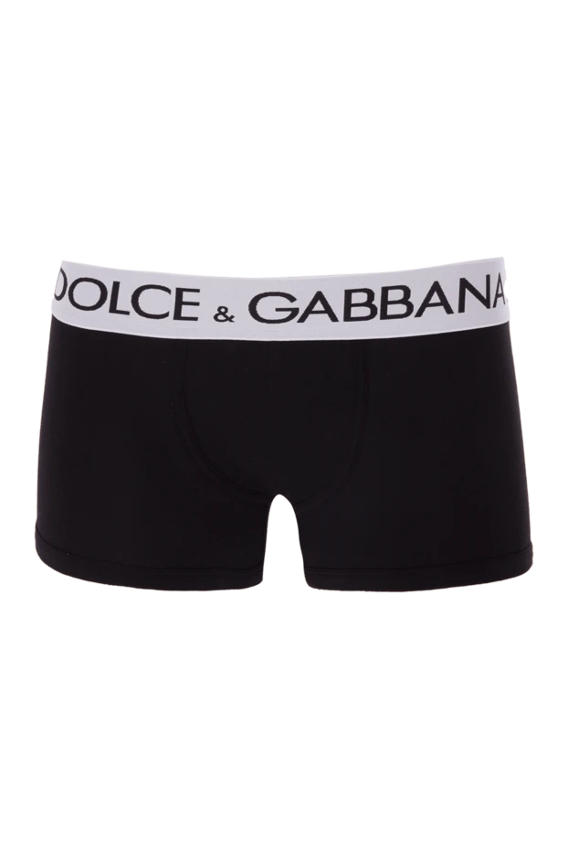 Dolce & Gabbana man black men's boxer briefs made of cotton and elastane купить с ценами и фото 168394 - photo 1