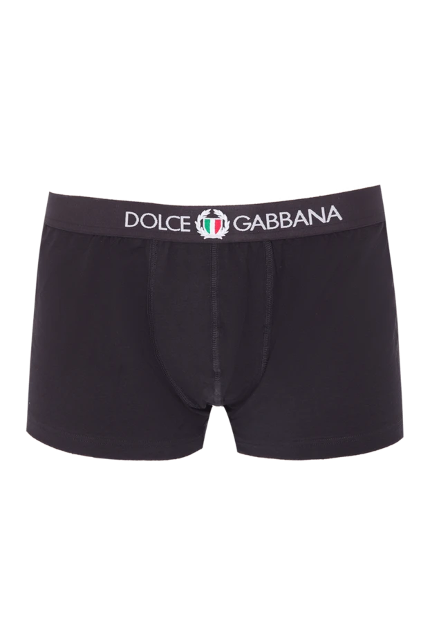 Dolce & Gabbana man black men's boxer briefs made of cotton and elastane купить с ценами и фото 168396 - photo 1