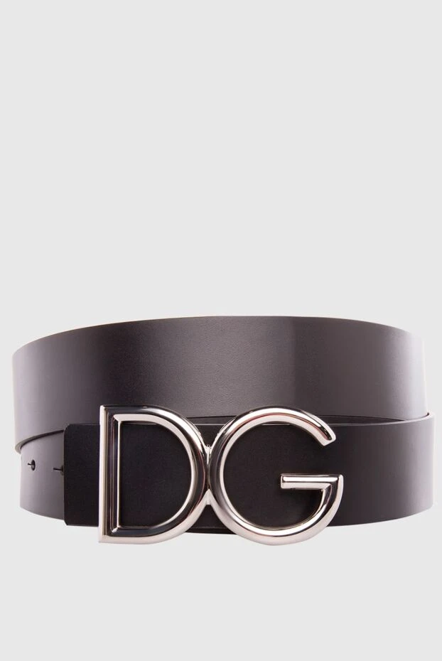 Dolce & Gabbana woman black leather belt купить с ценами и фото 168399 - photo 1