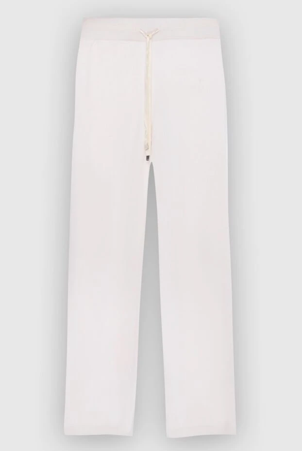 Peserico woman white trousers for women купить с ценами и фото 168441 - photo 1