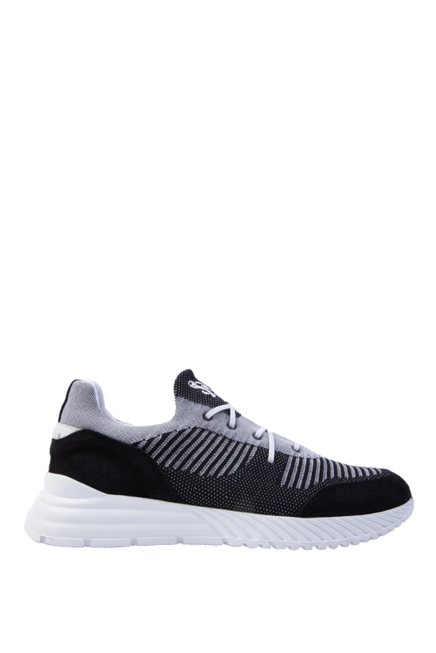 Stefano Ricci кроссовки из полиамида черные мужские 168452 - фото 1