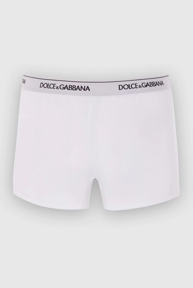 Dolce & Gabbana man white men's boxer briefs made of cotton and elastane купить с ценами и фото 168461 - photo 2