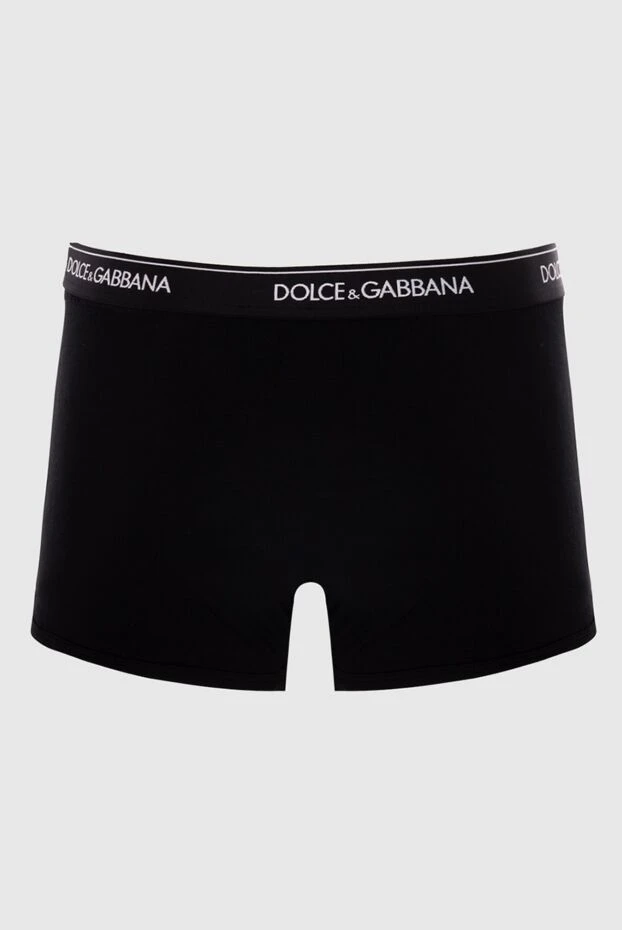 Dolce & Gabbana man black men's boxer briefs made of cotton and elastane купить с ценами и фото 168462 - photo 2