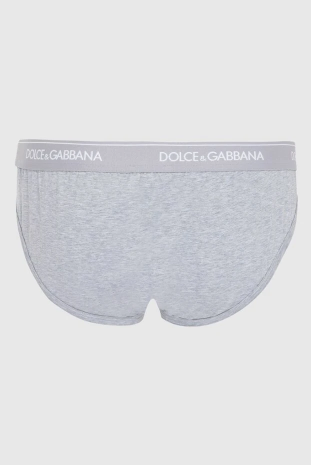 Dolce & Gabbana man briefs made of cotton and elastane, gray for men купить с ценами и фото 168466 - photo 2