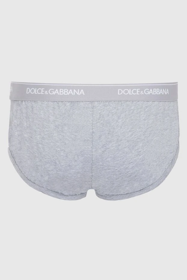 Dolce & Gabbana man briefs made of cotton and elastane, gray for men купить с ценами и фото 168467 - photo 2