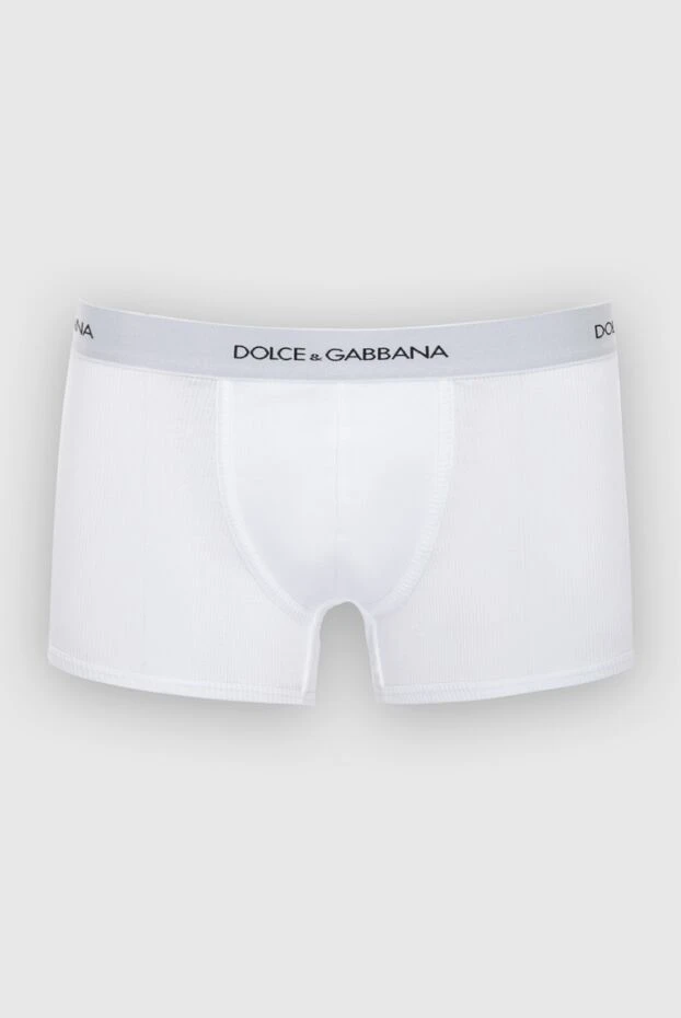 Dolce & Gabbana man white cotton boxer briefs for men купить с ценами и фото 168472 - photo 1