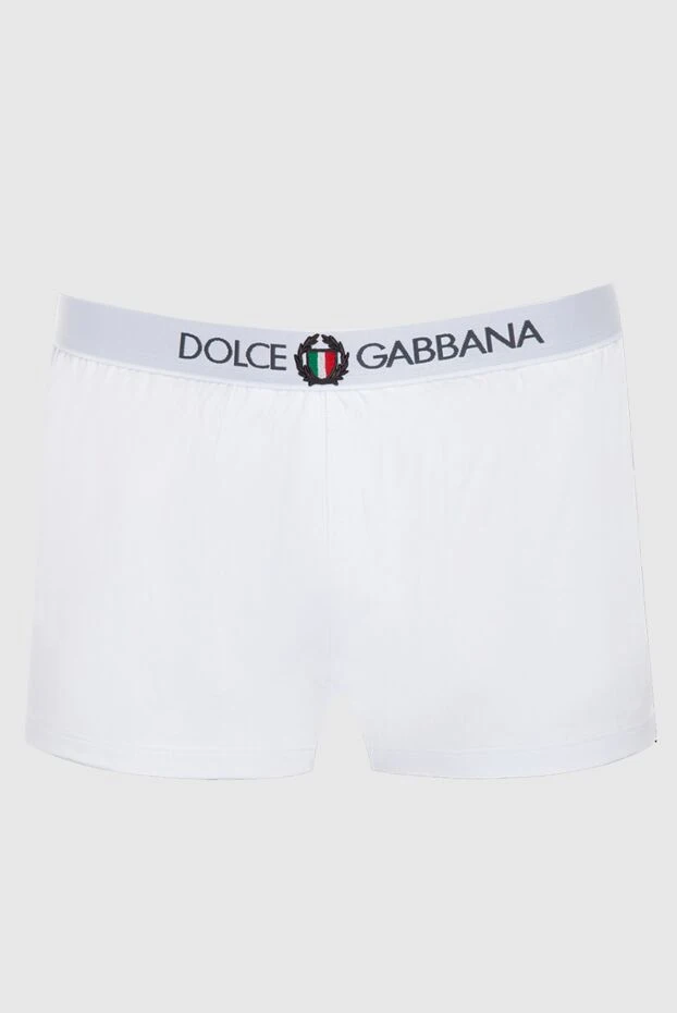 Dolce & Gabbana man white men's boxer briefs made of cotton and elastane купить с ценами и фото 168475 - photo 1