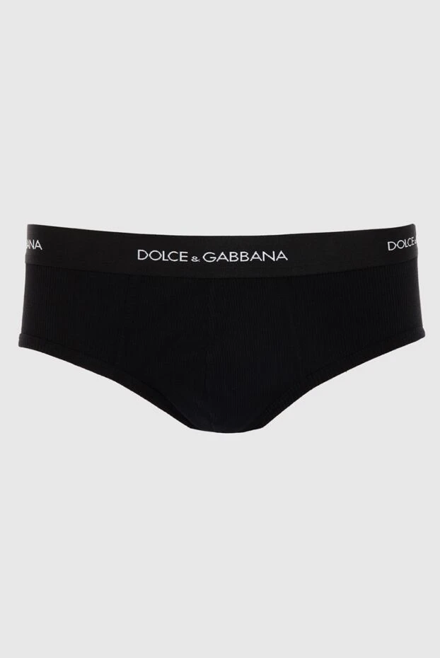 Dolce & Gabbana man black men's cotton briefs купить с ценами и фото 168477 - photo 1