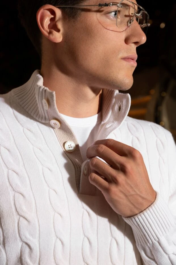 Dolce & Gabbana минималистік логотипі бар ақ ерлер футболкасы 168482 - фото 2