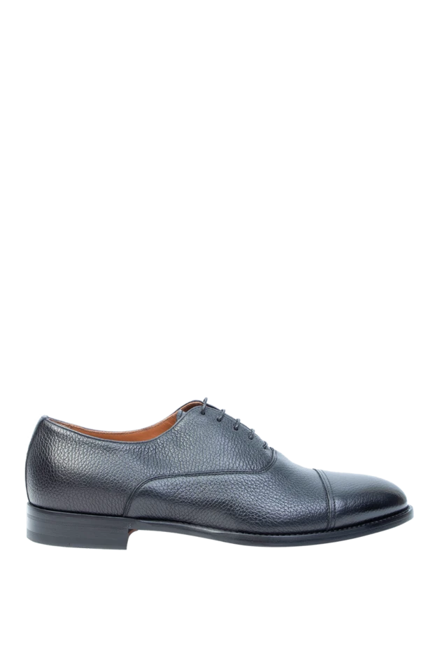 Doucal`s man blue leather men's shoes купить с ценами и фото 168499 - photo 1