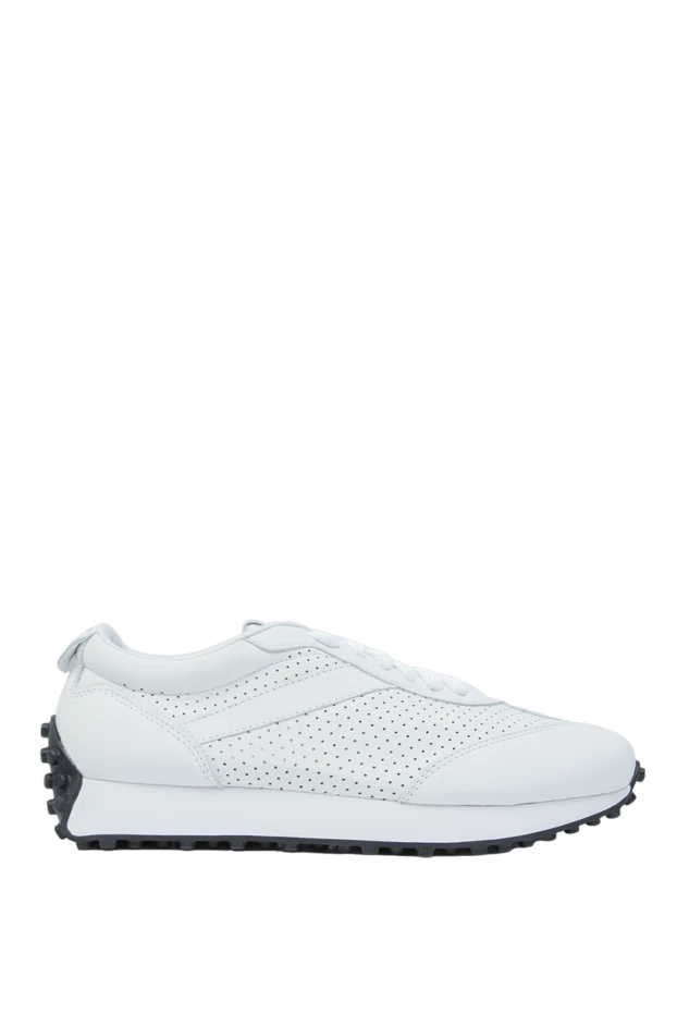 Doucal`s man white leather sneakers for men купить с ценами и фото 168502 - photo 1