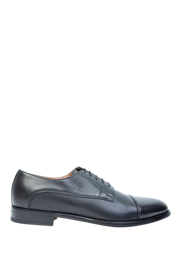 Doucal`s man men's black leather shoes купить с ценами и фото 168505 - photo 1