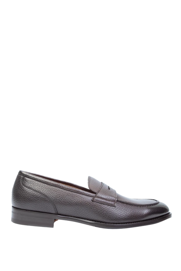 Doucal`s man brown leather loafers for men купить с ценами и фото 168507 - photo 1