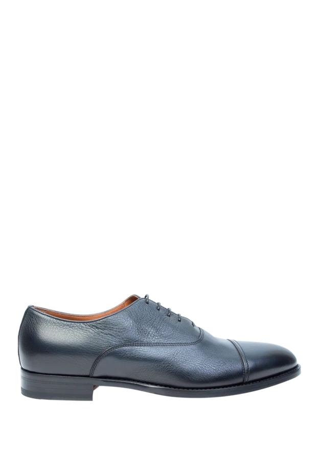 Doucal`s man blue leather men's shoes купить с ценами и фото 168513 - photo 1