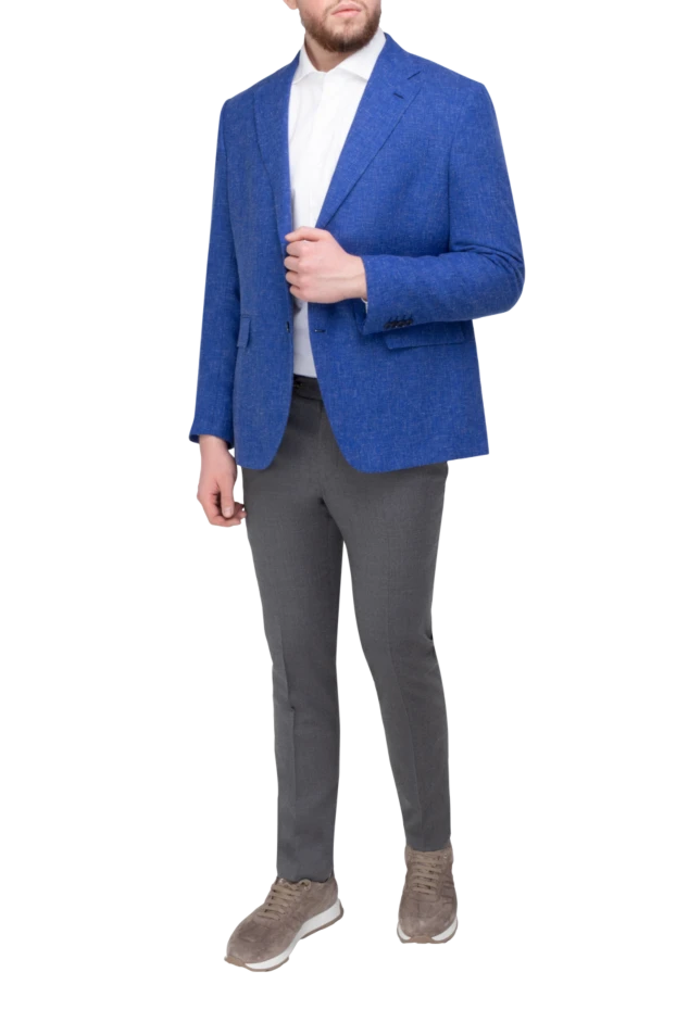 Sartoria Latorre man jacket blue for men купить с ценами и фото 168517 - photo 2