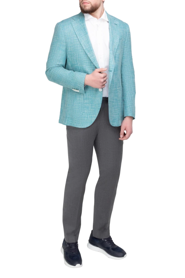 Sartoria Latorre man men's blue jacket купить с ценами и фото 168520 - photo 2