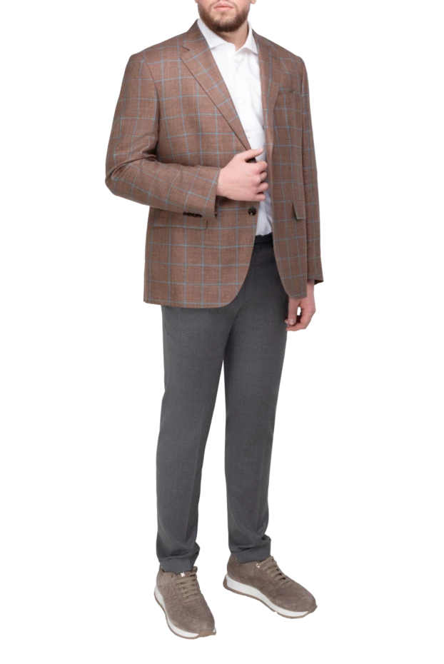 Sartoria Latorre man brown jacket for men купить с ценами и фото 168525 - photo 2