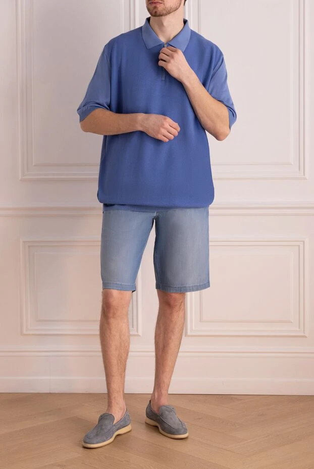 Jacob Cohen man blue shorts for men купить с ценами и фото 168536 - photo 2