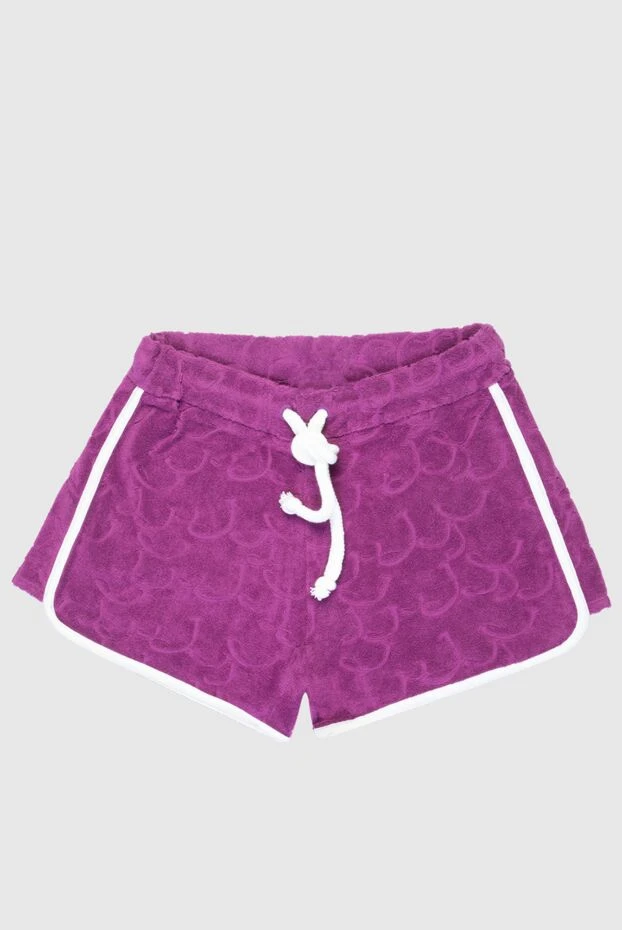 Jacob Cohen woman purple cotton shorts for women купить с ценами и фото 168539 - photo 1