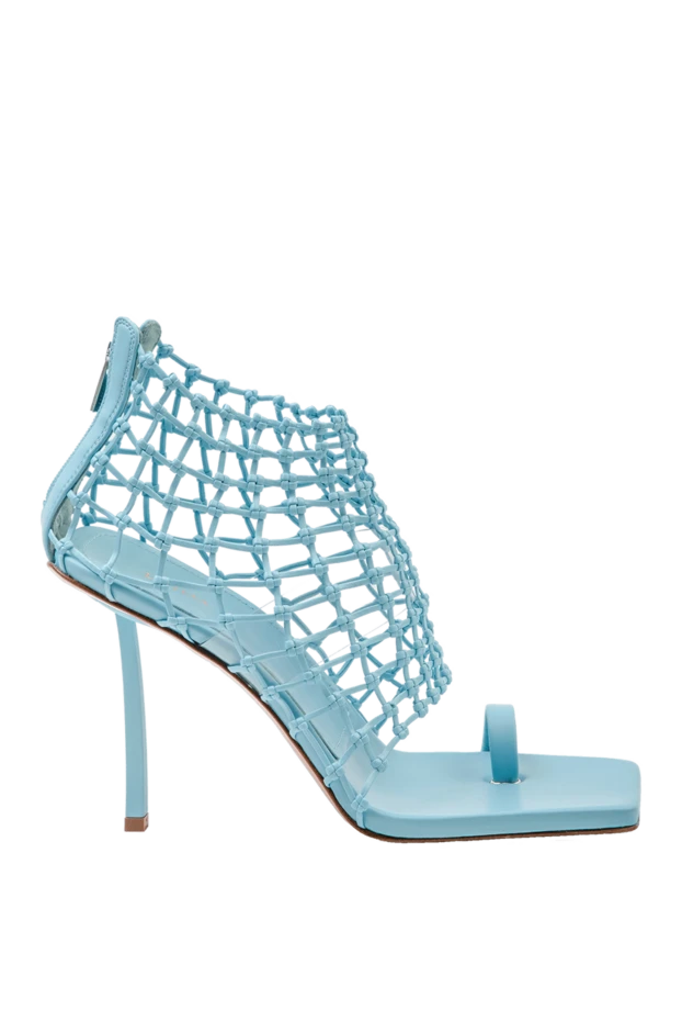 Le Silla woman blue leather sandals for women купить с ценами и фото 168554 - photo 1