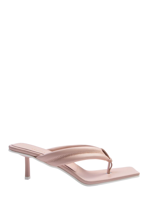 Le Silla woman pink leather mules for women купить с ценами и фото 168557 - photo 1