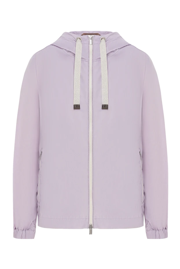 Ветровка из полиамида фиолетовая женская - фото 1