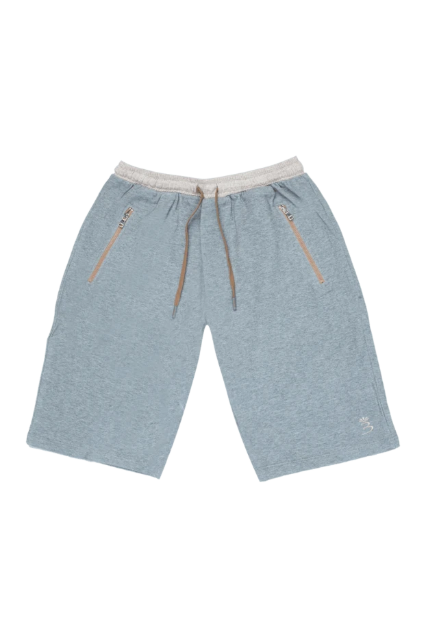 Barba Napoli man cotton and polyamide shorts gray for men купить с ценами и фото 168717 - photo 1