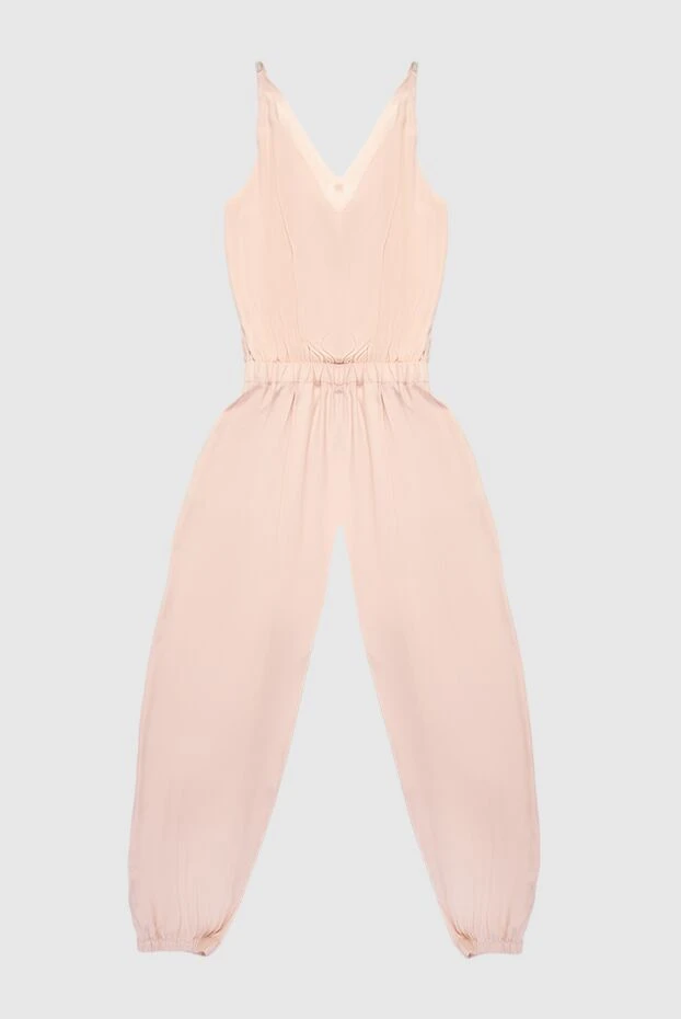 Fabiana Filippi woman women's pink acetate and silk jumpsuit купить с ценами и фото 168741 - photo 1