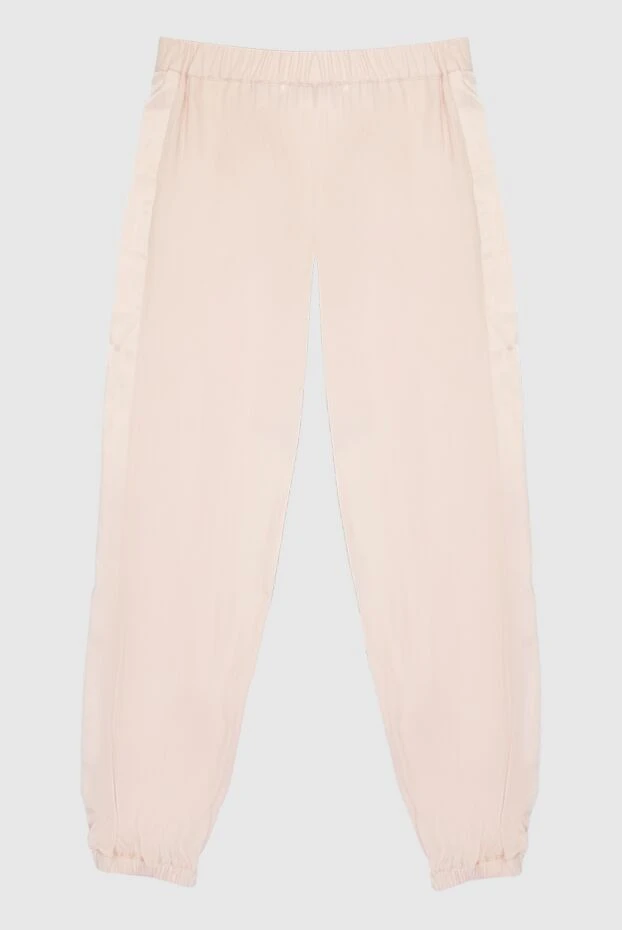 Fabiana Filippi woman pink acetate and silk trousers for women купить с ценами и фото 168747 - photo 1