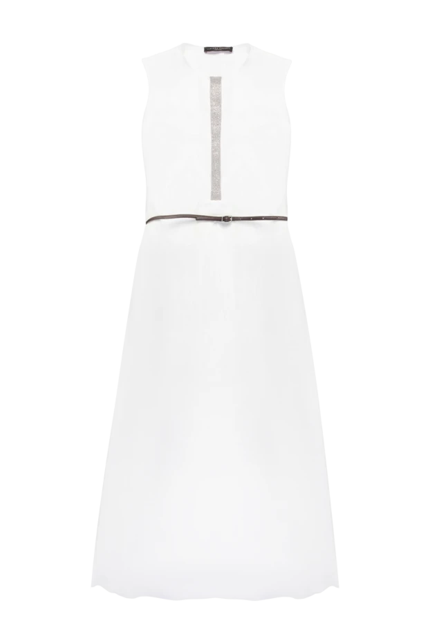 Fabiana Filippi woman white linen dress for women купить с ценами и фото 168750 - photo 1