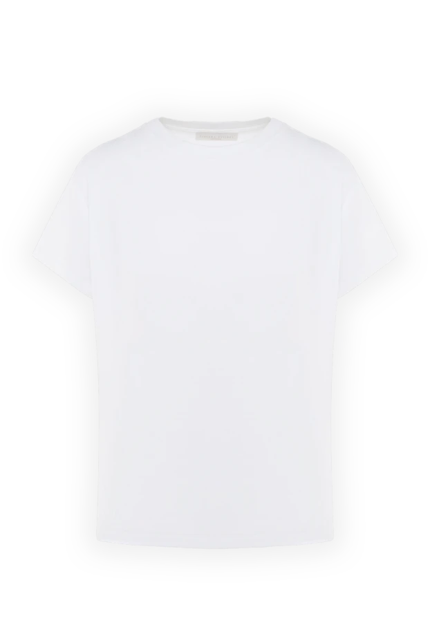 Fabiana Filippi woman white cotton t-shirt for women купить с ценами и фото 168755 - photo 1