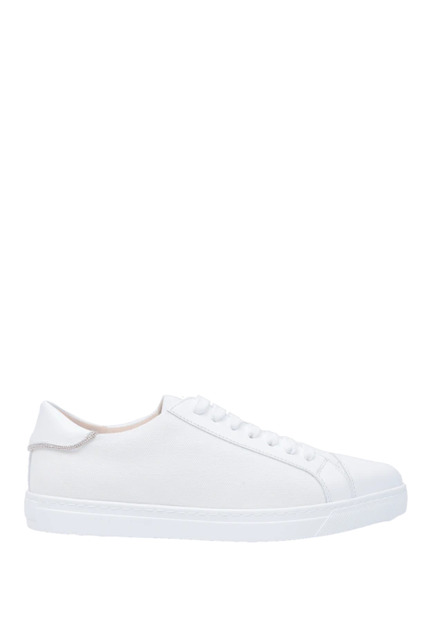 Fabiana Filippi woman white cotton sneakers for women купить с ценами и фото 168769 - photo 1