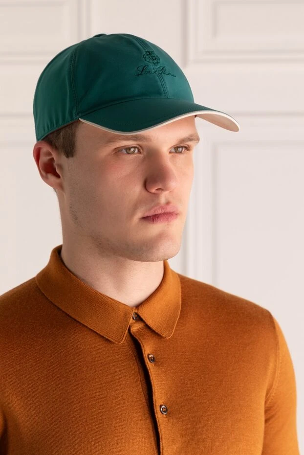 Loro Piana man green polyamide cap for men купить с ценами и фото 168794 - photo 2