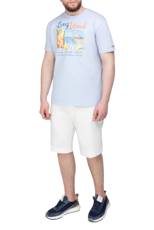 Loro Piana man white linen and cotton shorts for men купить с ценами и фото 168818 - photo 2