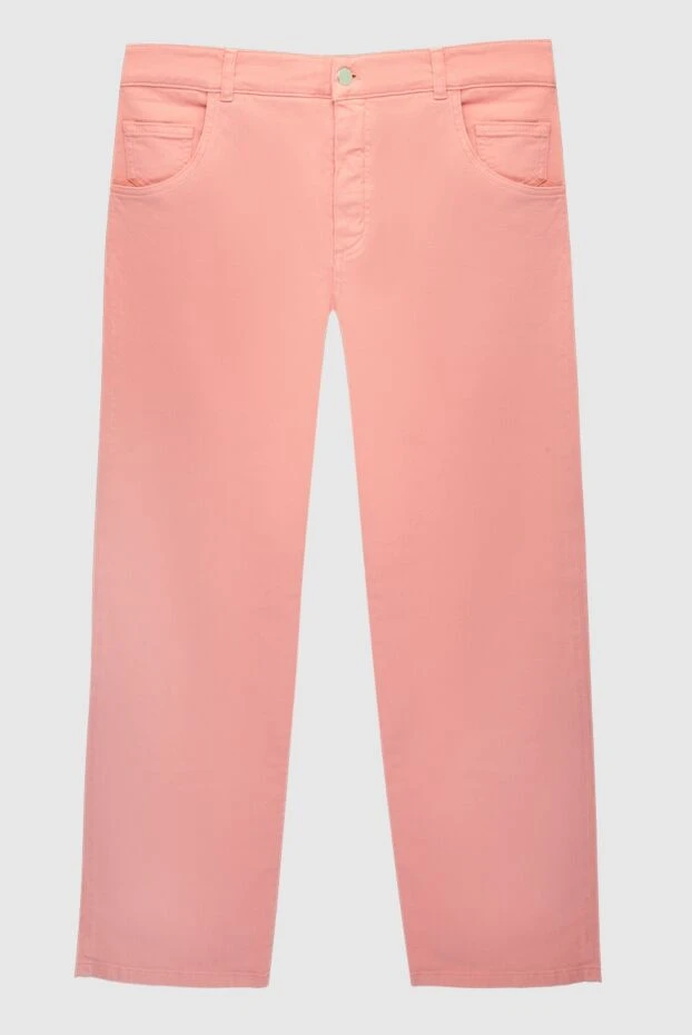 Loro Piana woman pink linen and cotton jeans for women купить с ценами и фото 168819 - photo 1