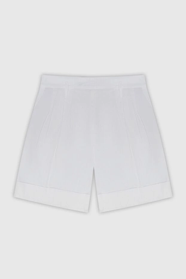 Loro Piana woman white cotton shorts for women купить с ценами и фото 168830 - photo 1