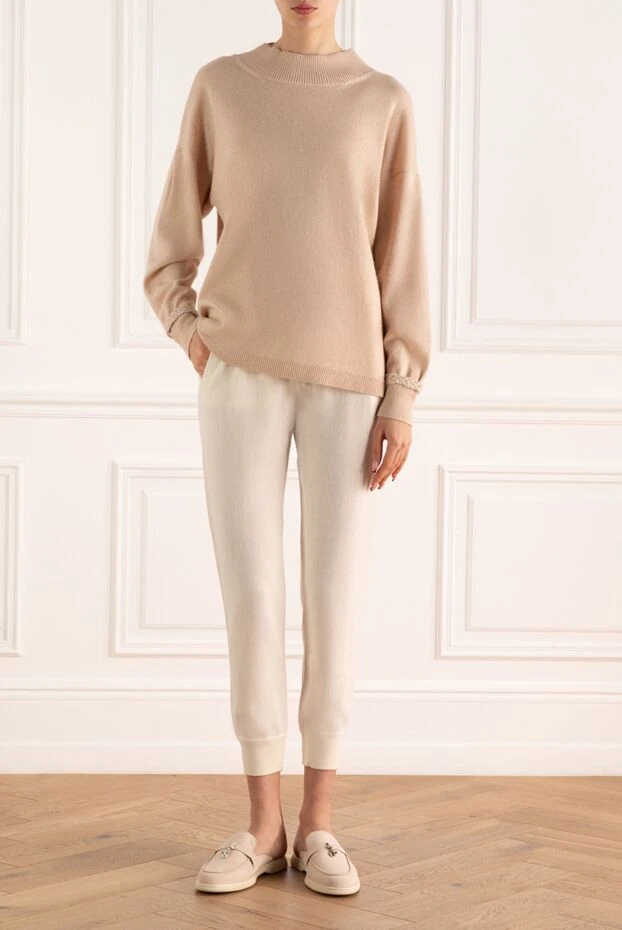 Brunello Cucinelli white pants for women 168889 - photo 2