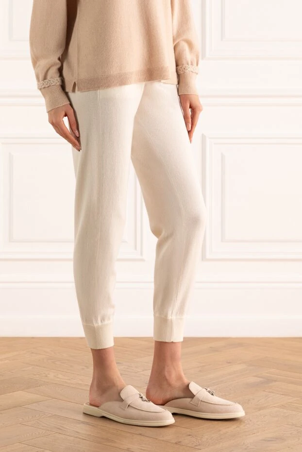 Brunello Cucinelli white pants for women 168889 - photo 3