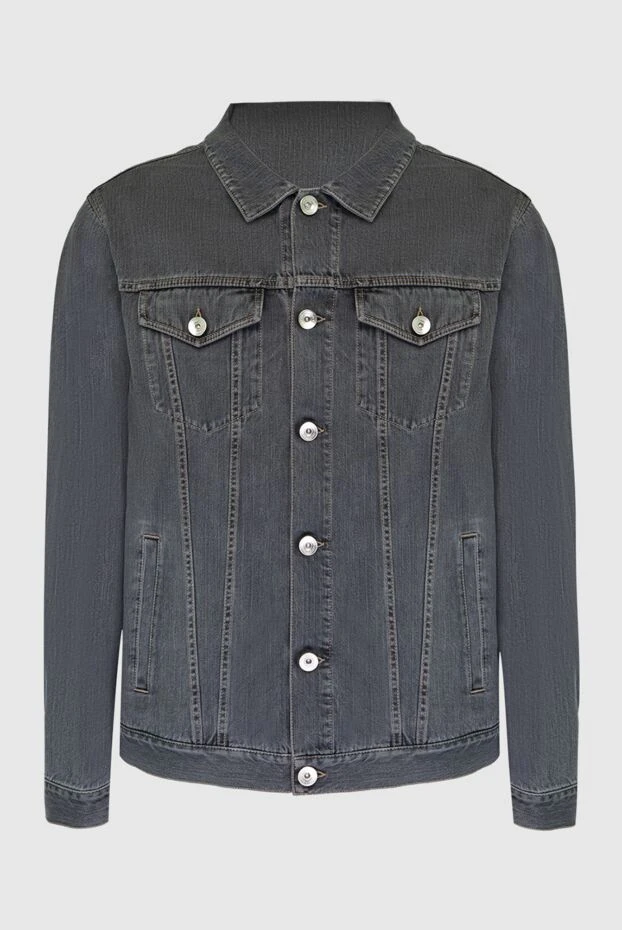 Brunello Cucinelli denim jacket made of cotton gray for men 168898 - photo 1