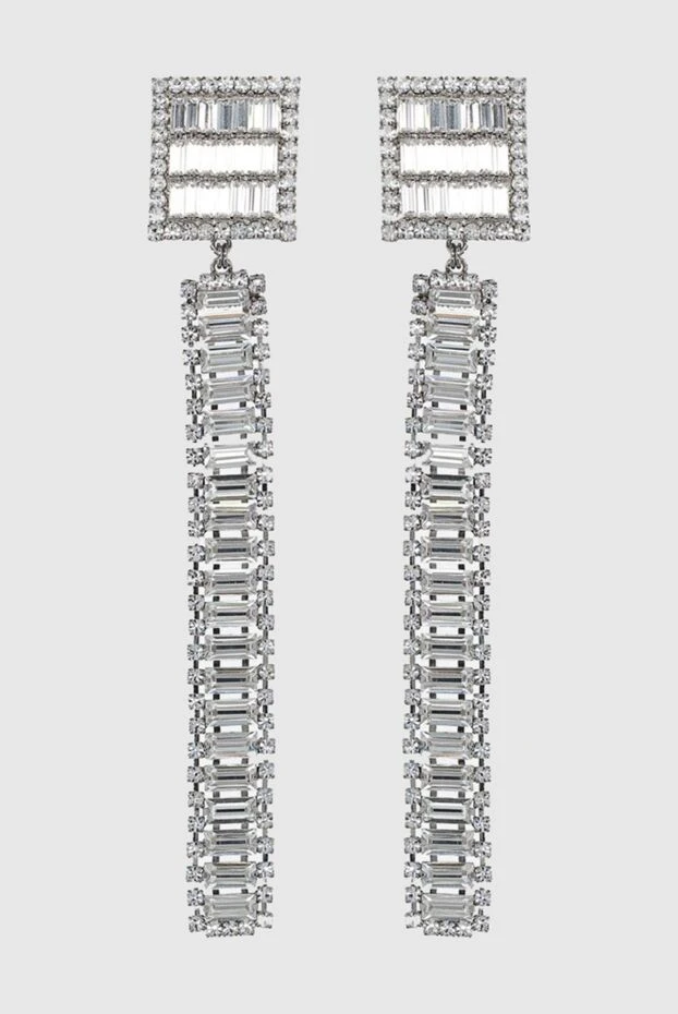 Alessandra Rich woman gray earrings for women купить с ценами и фото 168932 - photo 1