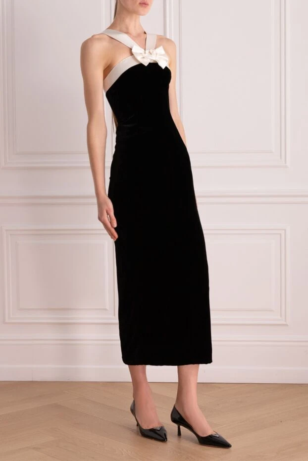 Miu Miu woman black cotton dress for women 174219 - photo 3